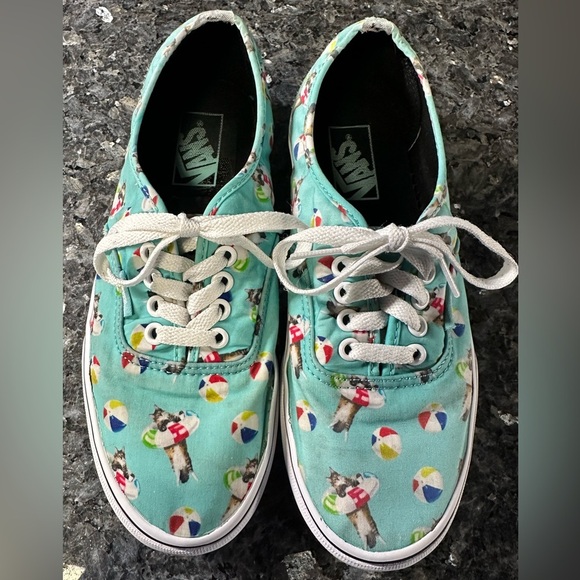 Vans Limited Edition Cats Pool Party Vibes Canvas Low Top Sneaker Shoes Size 8 - Picture 12 of 12
